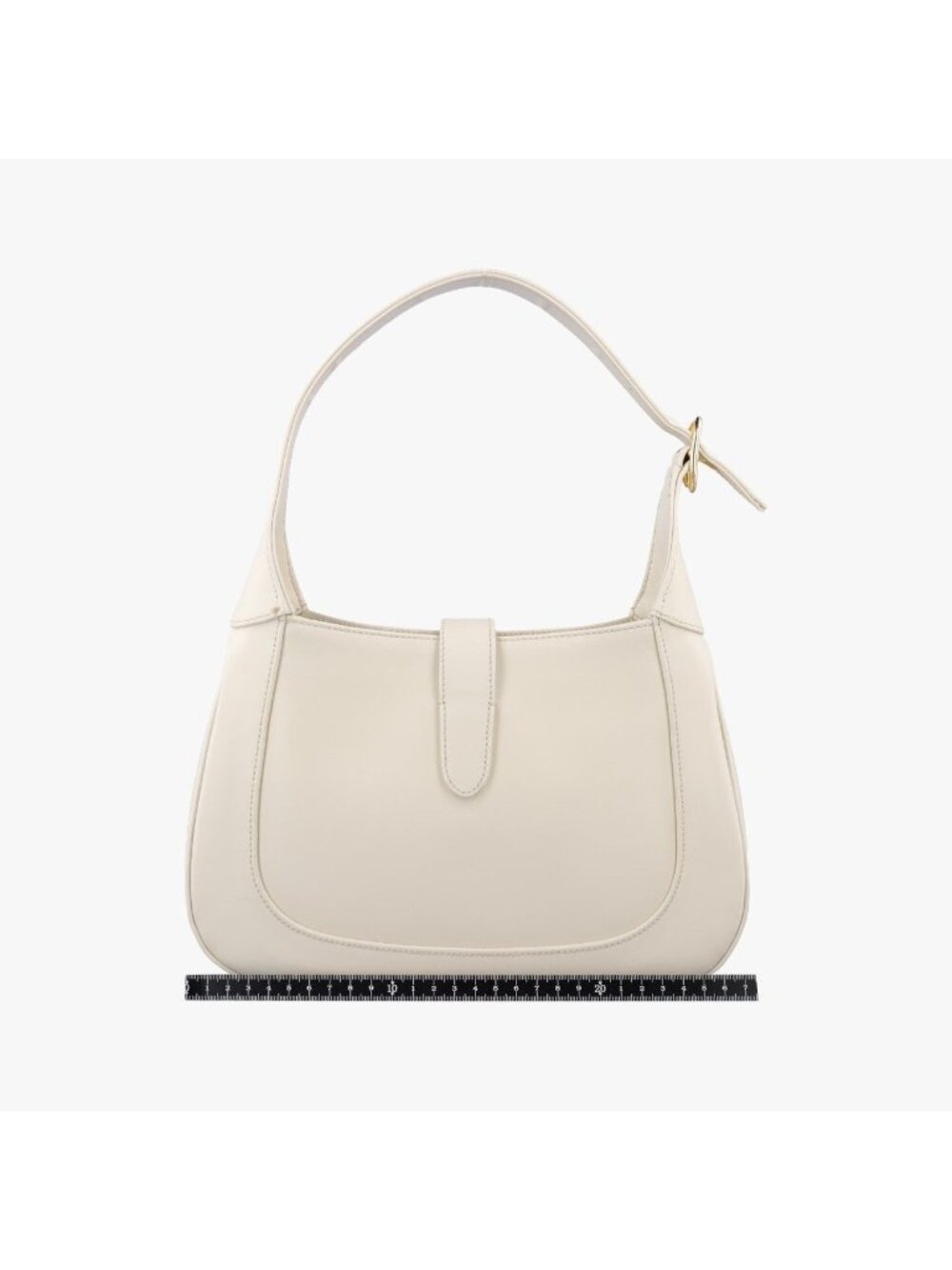 Gucci Jackie 1961 White Leather Shoulder Bag - Picture 2 of 16